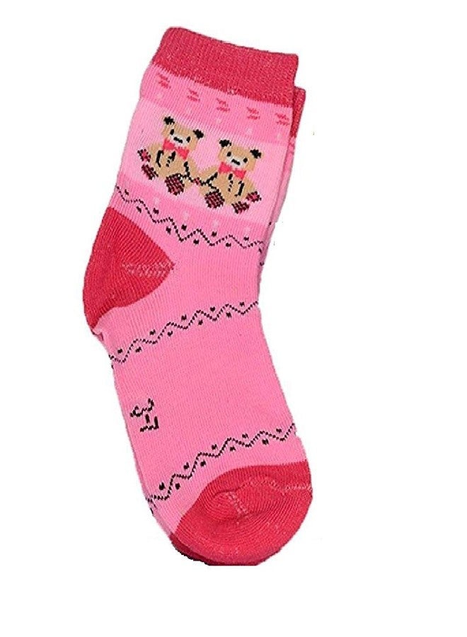 Aabhir TRADERS Kids| Boy | Girl's Useal Printed Cotton Socks Pack of 6 (Multicolor) (08-09 Year) - Image 3