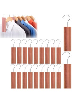 Cedar Blocks for Clothes Storage Moth Repellant Aromatic Hangers Planks Ceder Balls Accessories Closets and Drawers Freshener Protection 20 Pieces