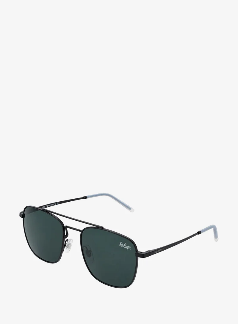 Glass Sunglasses Black Frame Gradient Grey Mirror Lens 55mm  - LCM10277C1