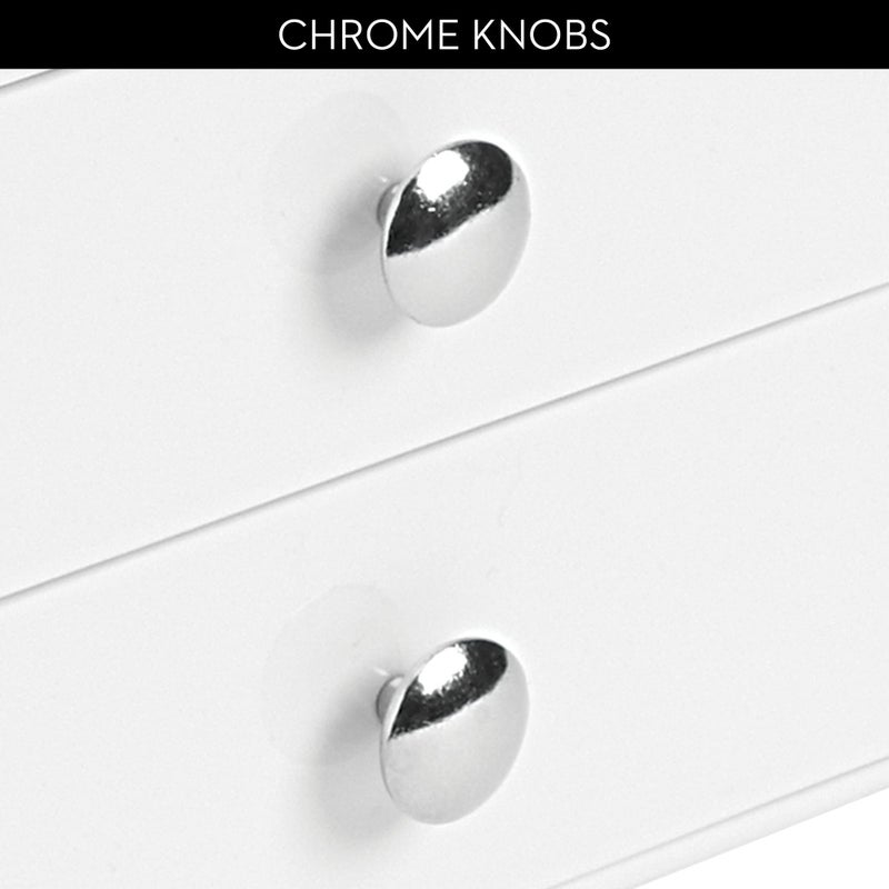 InterDesign iDesign 3-Drawer Plastic Vanity Organizer, Compact Storage Organization Drawers Set for Cosmetics, Dental Supplies, Hair Care, Bathroom, Dorm, Desk, Countertop, Office, 6.5" x 6.5" x 6.5", White - Image 3