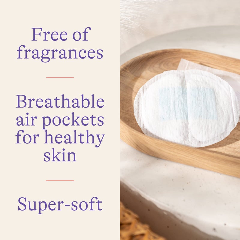 Lansinoh وسادات الرضاعة القابلة للتصرف من لانسينه، ناعمة و فائقة الامتصاص، أساسيات الرضاعة للأمهات، 100 قطعة - Image 3