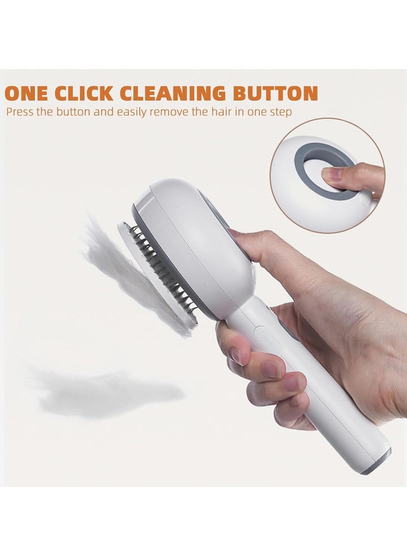 general Cat Steam Brush, 3-in-1 Cat Steam Brush with Water Tank, Pet Grooming Brush for Shedding, Tangled and Loose Hair - Perfect for Longhair and Shorthair Cats - With Release Button Suitable for Travel - Image 3