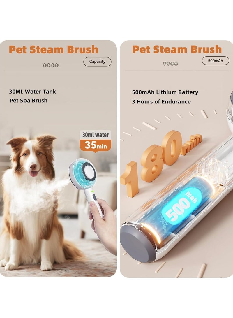 general Cat Steam Brush, 3-in-1 Cat Steam Brush with Water Tank, Pet Grooming Brush for Shedding, Tangled and Loose Hair - Perfect for Longhair and Shorthair Cats - With Release Button Suitable for Travel - Image 5