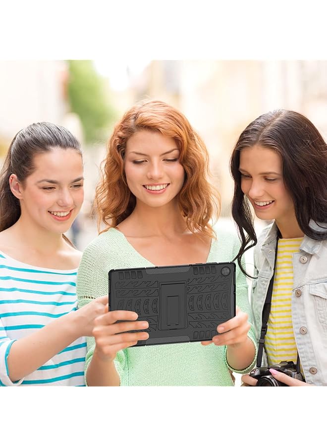 erorex Tablet Case For Lenovo Tab M10 Hd 2Nd Gen 10.1 Inch Eva Shockproof Tough Heavy-Duty Armor Anti-Drop Double Protective Cover With Stand For Lenovo Tab M10 Hd 2020 Tb-X306F Tb-X306X Black - Image 5