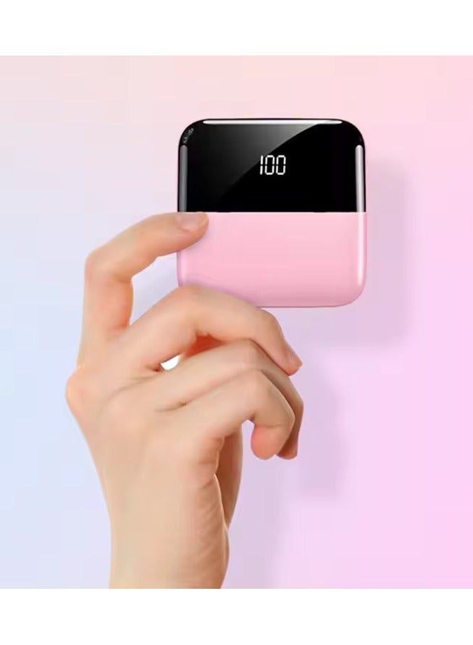 GNEXU Pink Smart Power Bank with Digital Display – Fast Charging & Powerful Performance - Image 3