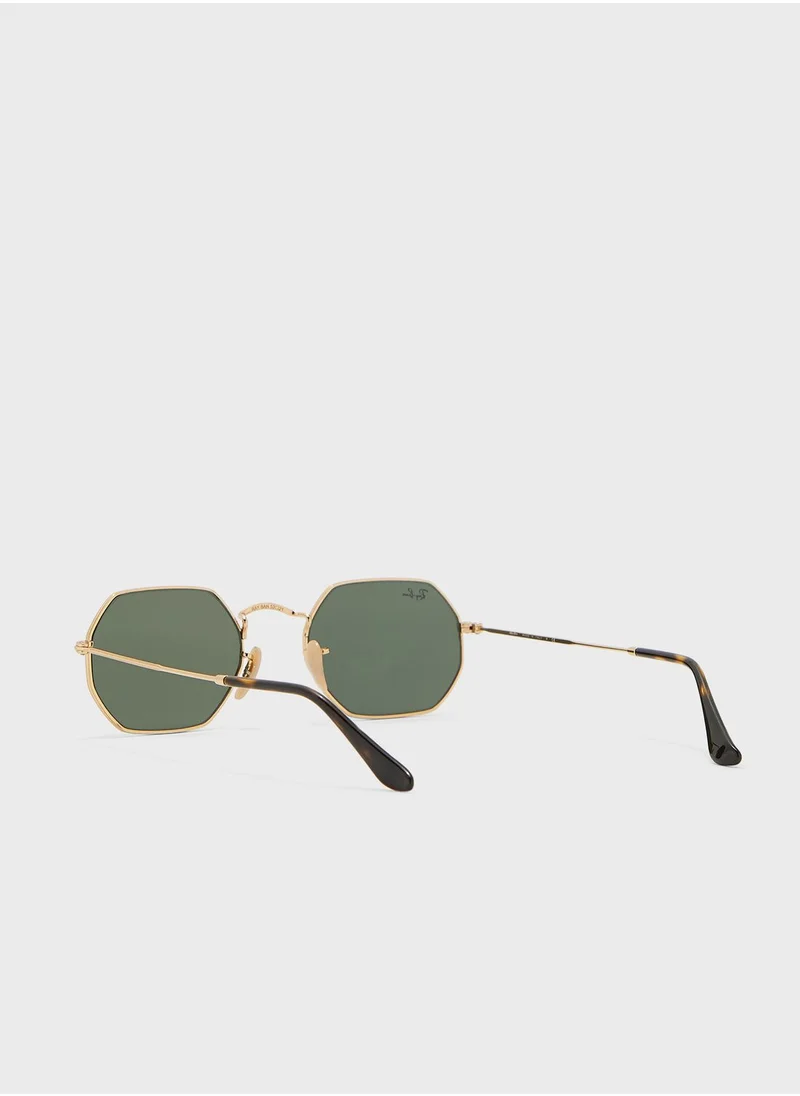 Ray-Ban 0Rb3556N Octagonal Sunglasses