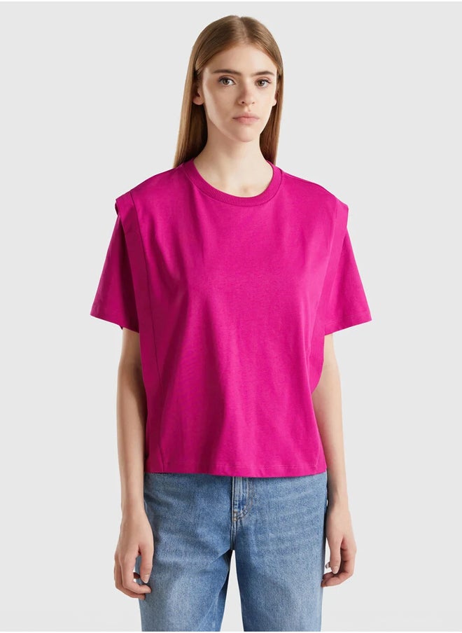 Benetton - Regular fit Short Sleeve T-shirt - Image 1