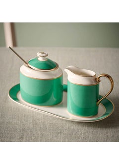 Pip Studio Chique Green Porcelain Sugar Bowl 550 ml  - Image 3