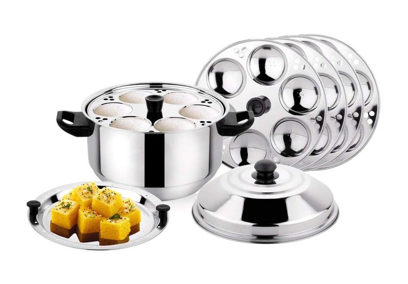 Luxuria Eco Standard Idli Maker 30 Stainless Steel Silver - Image 5