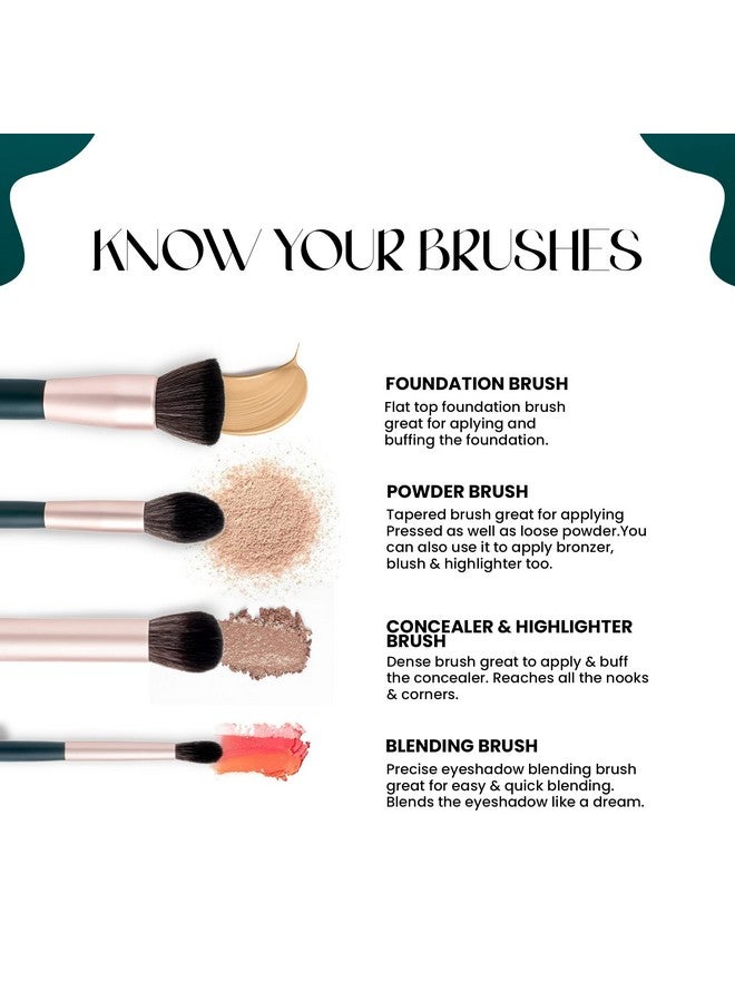 Mars Tools Of Titan Brush Set Of 8 | Face Makeup Brush Set With Ultra Soft Bristles (Pack Of 8) - Image 4