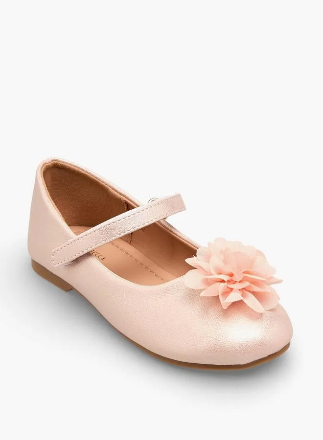 Flora Bella By Shoexpress Girls Floral Embellished Mary Jane Shoes