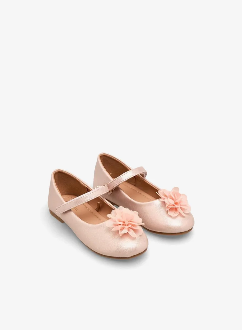 Flora Bella By Shoexpress Flora Bella Girls Floral Embellished Mary Jane Shoes