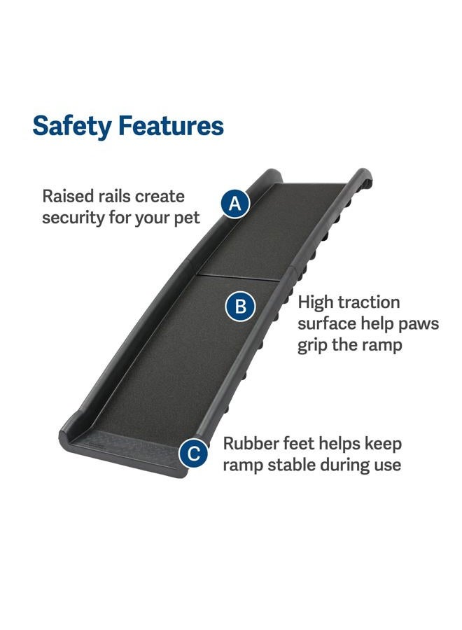 PetSafe Happy Ride Folding Pet Ramp, Portable Lightweight Dog Ramp for Cars, Trucks & SUVs - Image 3