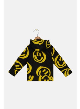 Originals by Brooklyn Cloth Toddlers Boy Allover Print Long Sleeves Sweatshirt, Black  - Image 2