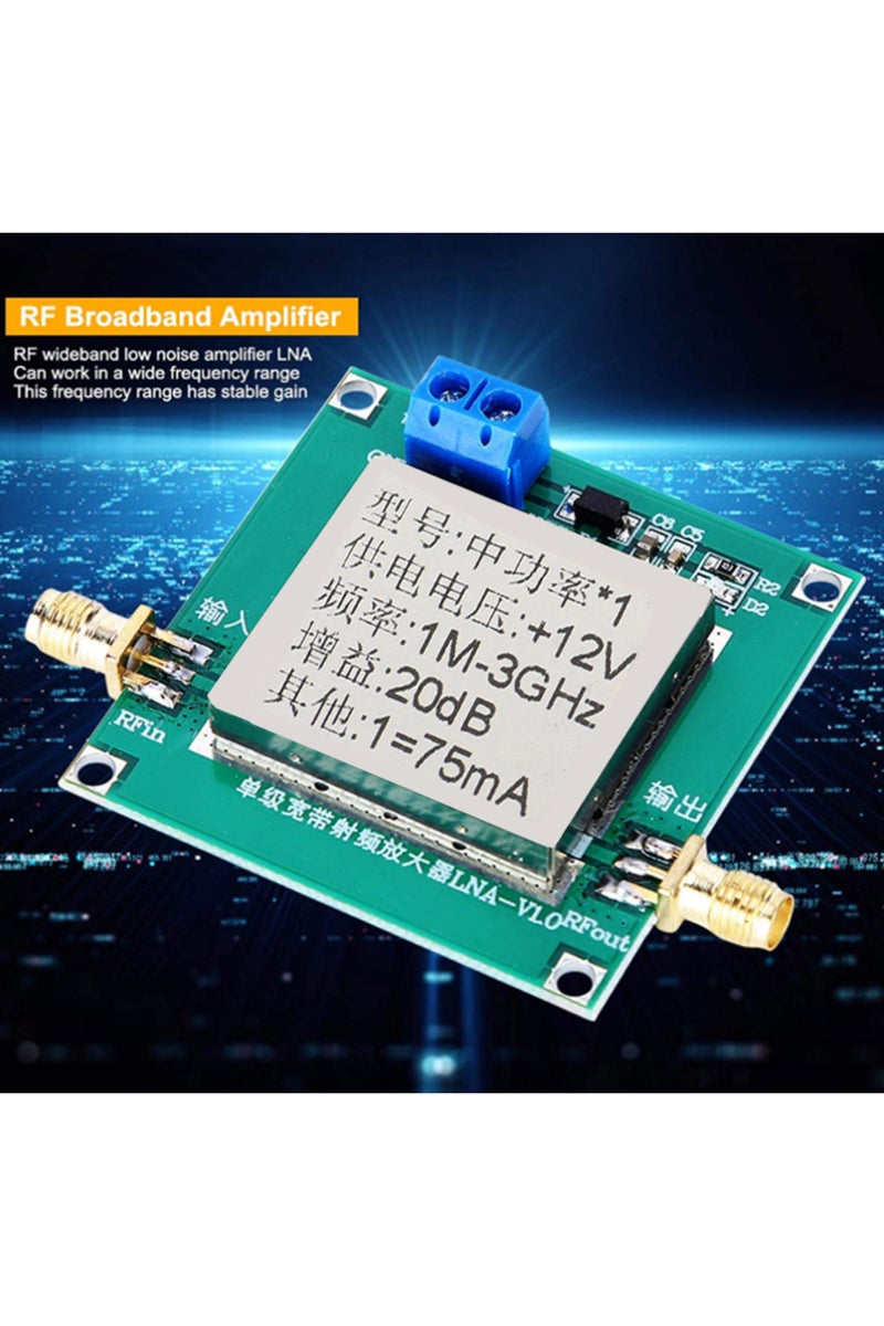 إيروريكس مضخم ترددات لاسلكية جديد، مضخم منخفض الضوضاء (LNA) بتردد 1-3000 ميجاهرتز و2.4 جيجاهرتز لتضخيم إشارات راديو FM وHF وVHF وUHF ... - Image 1