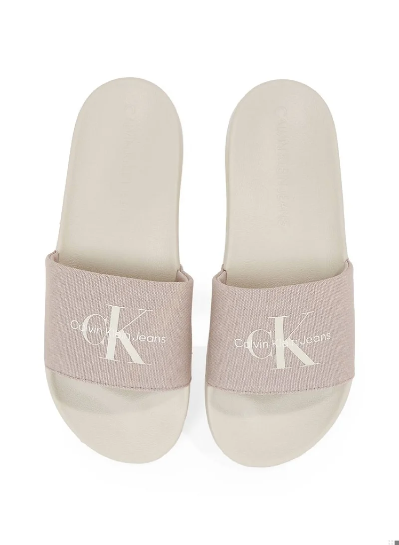 Calvin Klein Jeans Monogram Slides