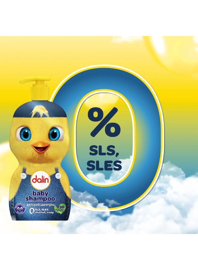 DALIN Baby Shampoo & Body Wash Blue 500 ML - Image 3