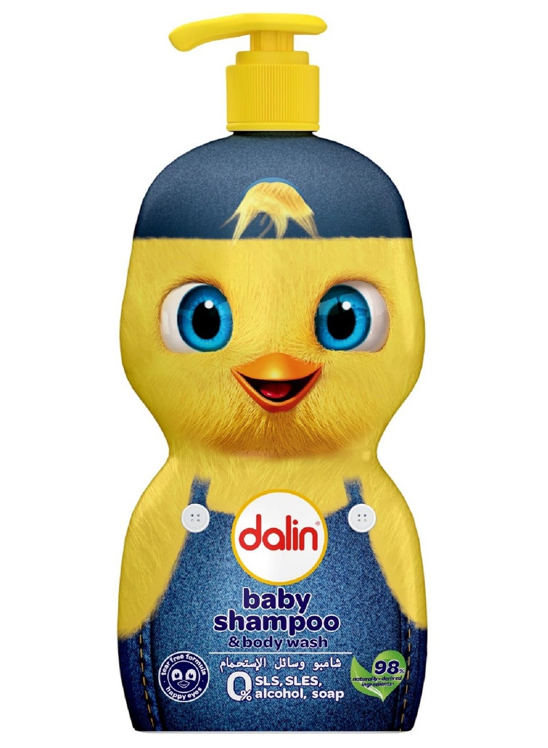 DALIN Baby Shampoo & Body Wash Blue 500 ML - Image 1