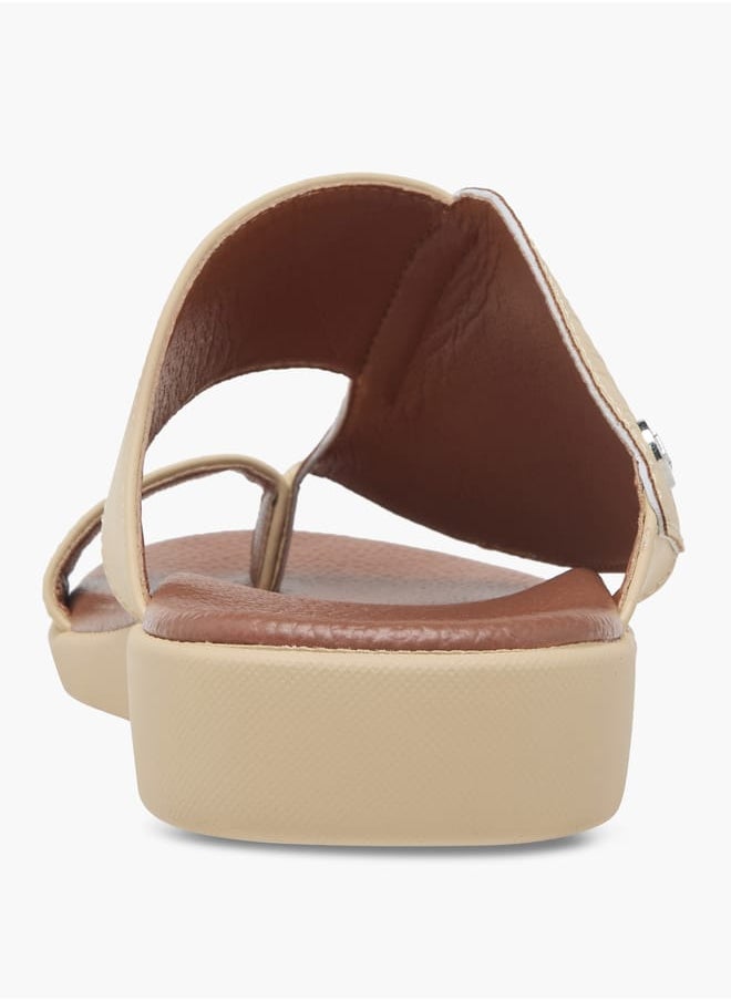 LBL by Shoexpress Men's Textured Slip-On Arabic Sandals  - Image 4