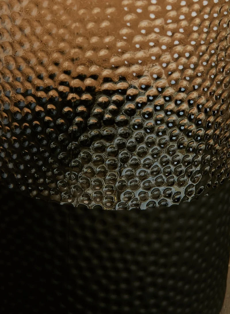Premier Covara Small Embossed Smoked Glass Vase