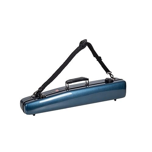 Crossrock Pro-Grade Straight Soprano Saxophone Case | Sapphire Blue Gloss, TSA Lock, Elite Protection, Detachable Backpack Straps, Accessory Pocket for Professional Musicians - Image 3