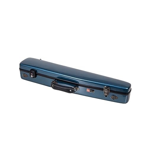 Crossrock Pro-Grade Straight Soprano Saxophone Case | Sapphire Blue Gloss, TSA Lock, Elite Protection, Detachable Backpack Straps, Accessory Pocket for Professional Musicians - Image 4