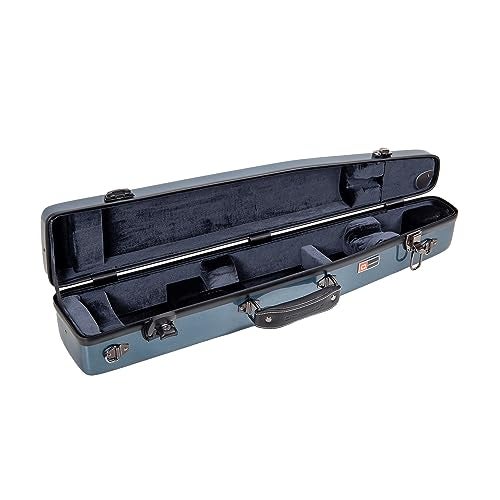 Crossrock Pro-Grade Straight Soprano Saxophone Case | Sapphire Blue Gloss, TSA Lock, Elite Protection, Detachable Backpack Straps, Accessory Pocket for Professional Musicians - Image 5