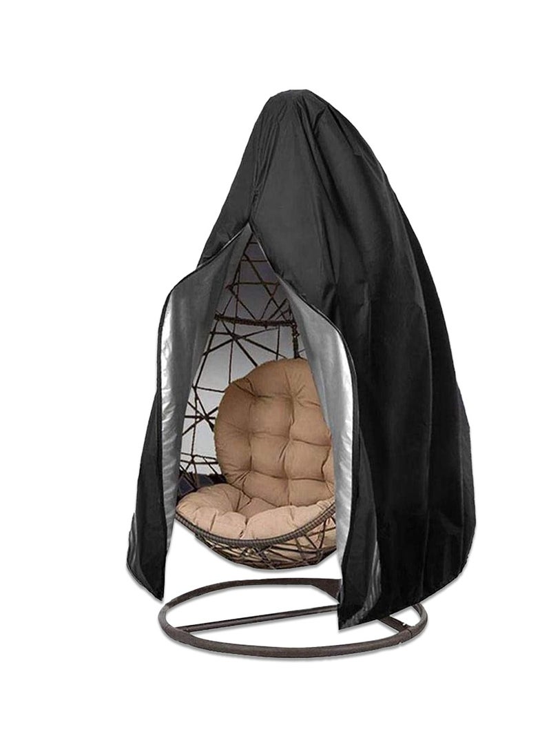 Topify TOPIFY Waterproof Hanging Chair Cover, (190 x 115 cm) Upgraded 210D Heavy Duty Oxford Fabric UV Resistant Protective Cover for Swing Egg Chair  - Image 1