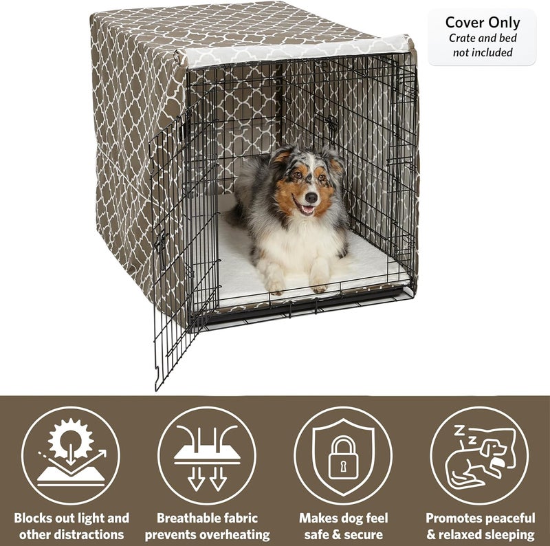 Heat insulation layer Dog Crate Cover, Privacy Dog Crate Cover Fits Dog Crates, Machine Wash & Dry Low wear optimized design - Image 3
