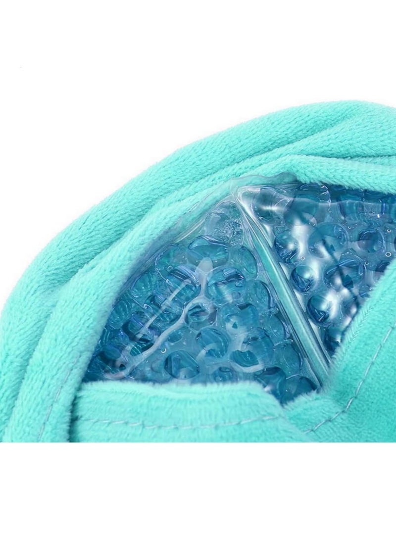 1 زوج من وسادات الثدي العلاجية للأمهات المرضعات - علاج ساخن/بارد للتخفيف من الاحتقان والتهاب الضرع وتحفيز إنتاج الحليب - Image 4