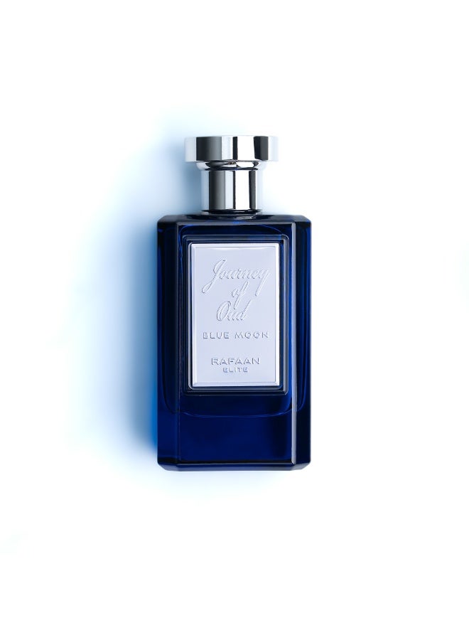 RAFAAN Journey Of Oud – Blue Moon Eau De Parfum 100ml by Rafaan – Long-Lasting Woody Amber Fragrance for Men - Image 1