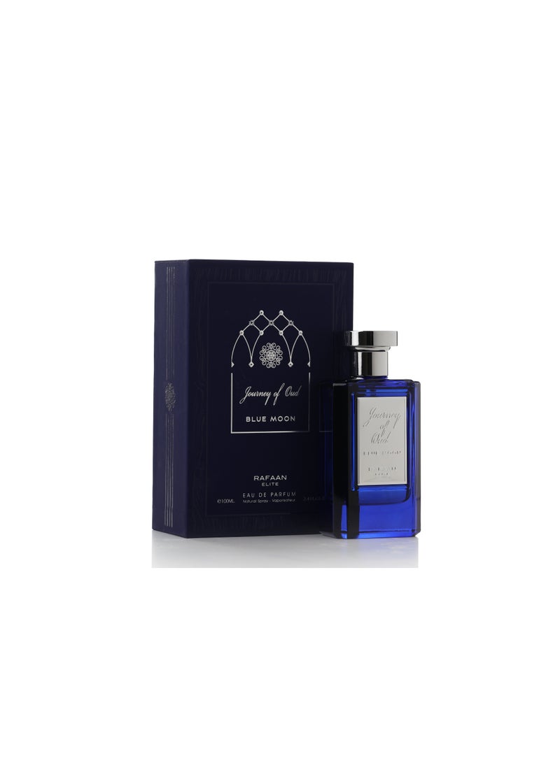 RAFAAN Journey Of Oud – Blue Moon Eau De Parfum 100ml by Rafaan – Long-Lasting Woody Amber Fragrance for Men - Image 3