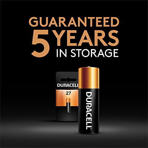 Duracell بطارية دوراسيل 27 12 فولت القلوية، عبوة 1 عددي، بطارية قلوية 27 12 فولت، تدوم طويلاً لمفاتيح السيارة، إنذارات السيارات، أجهزة تتبع GPS، وأكثر من ذلك - Image 3