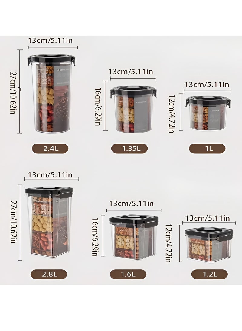 Reko Food Storage Containers, Set - 5-Piece Airtight for Kitchen Pantry and Fridge Organization - Image 5