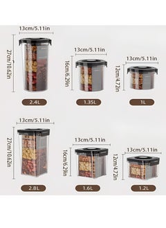 Reko Food Storage Containers, Set - 5-Piece Airtight for Kitchen Pantry and Fridge Organization  - Image 5
