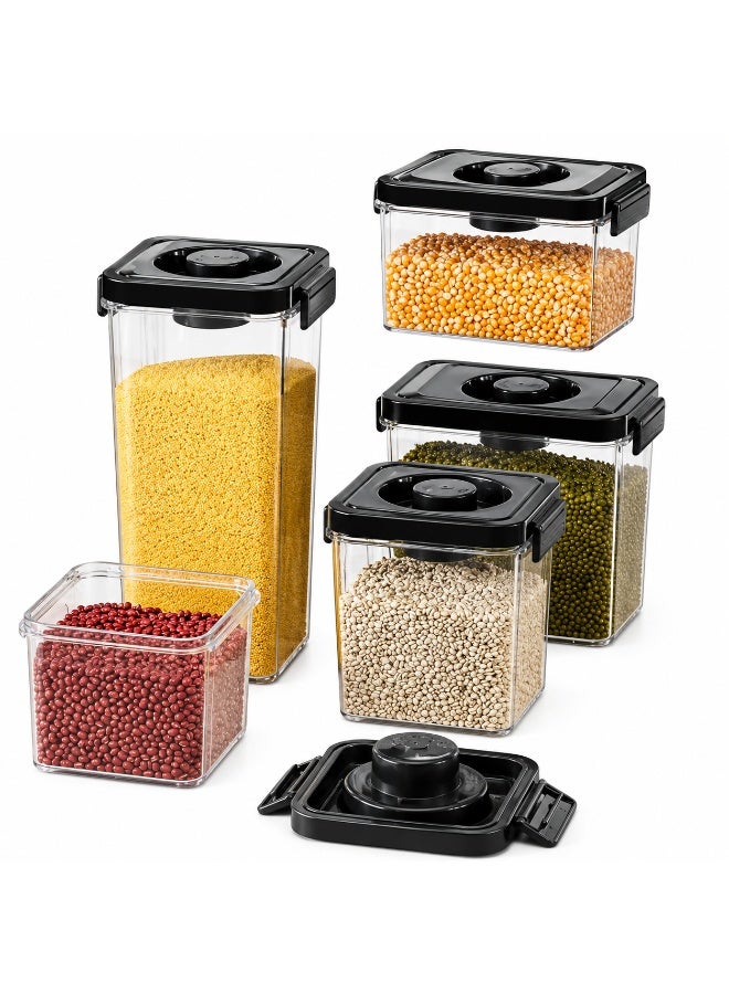Reko Food Storage Containers, Set - 5-Piece Airtight for Kitchen Pantry and Fridge Organization - Image 1