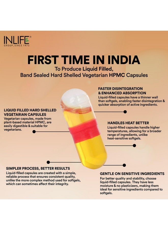 Inlife كبسولات زيت البحر النبق INLIFE 500 ملغ | مكمل أوميغا 3 6 7 9 للبشرة والصحة العامة - 30 كبسولة سائلة نباتية (عبوة من 1، 30) - Image 4