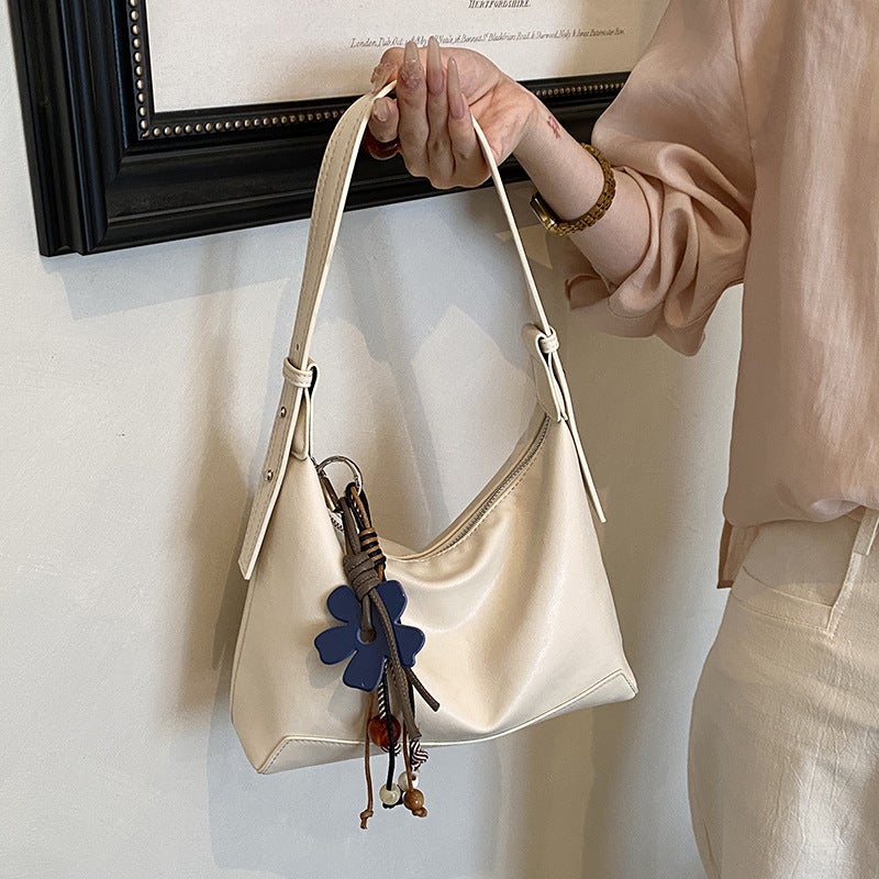 Vintage PU Leather Shoulder Bag for Women, Crossbody Handbag - Image 3