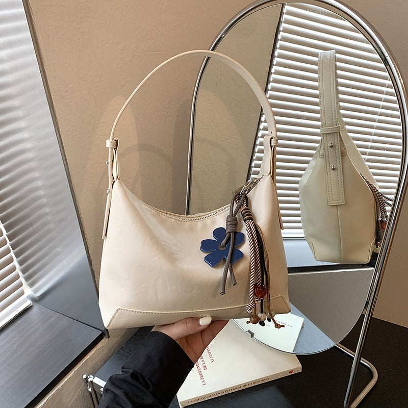 Vintage PU Leather Shoulder Bag for Women, Crossbody Handbag - Image 4