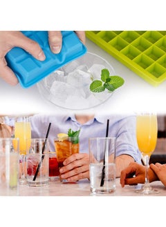 Garlo Ice Cube Trays 3 Pack, Silicone Ice Tray with Removable Lid Easy-Release Flexible Ice Cube Molds 24 Cubes per Tray for Cocktail, Whiskey, Baby Food, Chocolate, BPA Free.  - Image 5
