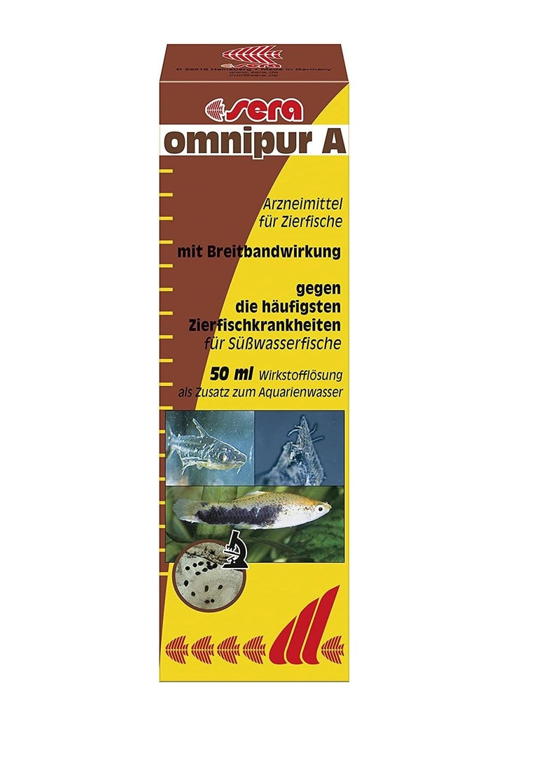 Sera Aquarium Ominipur Water Conditioner For Fish Tank 50Ml