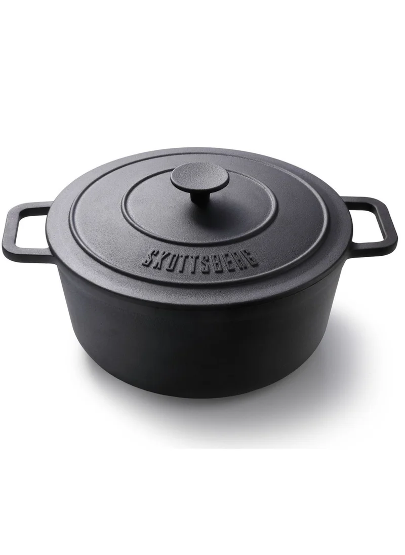 سكوتسبيرغ Skottsberg - Cast Iron Round casserole 28cm round, with lid