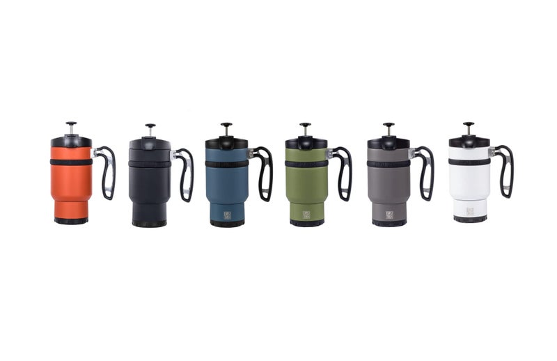 BruTrek Double Shot 3.0 Travel Coffee French Press, 16 fl.oz Insulated Stainless Steel Mug, Removable Storage Bottom For Beans Grounds Tea Leaves, Brew A Second Cup, No Spill Lid (Obsidian) - Image 4