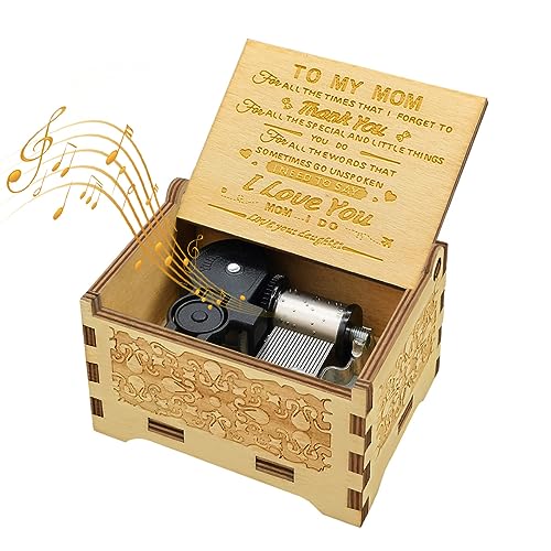 Sooharic Gifts for Mom from Daughter, Music Box for Mom Gifts from Daughter, Suitable for Birthday/Christmas/Mother's Day/Keepsake - Image 1