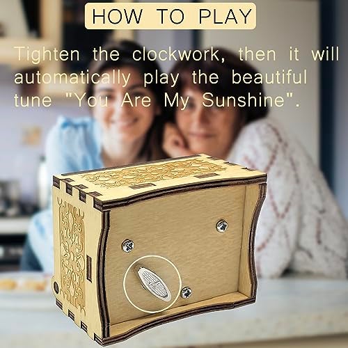 Sooharic Gifts for Mom from Daughter, Music Box for Mom Gifts from Daughter, Suitable for Birthday/Christmas/Mother's Day/Keepsake - Image 5