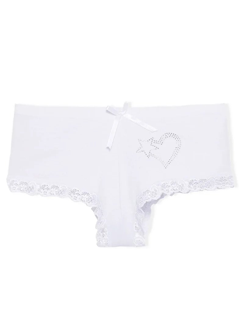 H. Nathalie Lace Trim Boxers