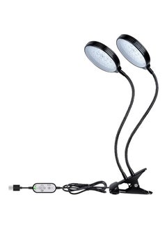 NIBEMINENT 2-Piece LED USB Plant Grow Light Black 18x11x13centimeter  - Image 1