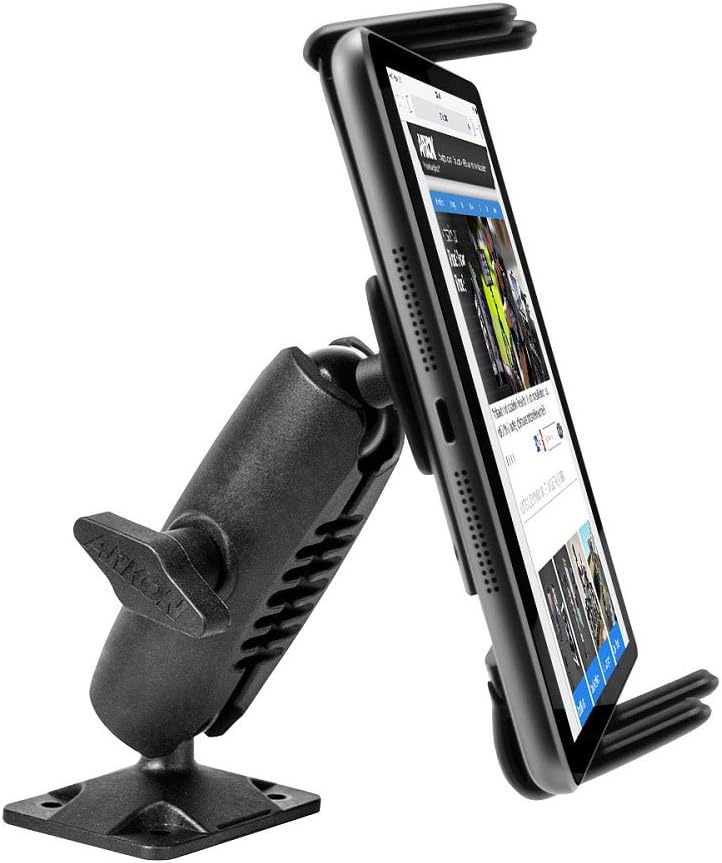 آركون حامل قاعدة الحفر المتين من لأجهزة Note 9، iPhone XS، XS Max، XS XR، iPhone 8، iPad mini، وGalaxy Tab، باللون الأسود (RM6AMPS2T) - Image 2