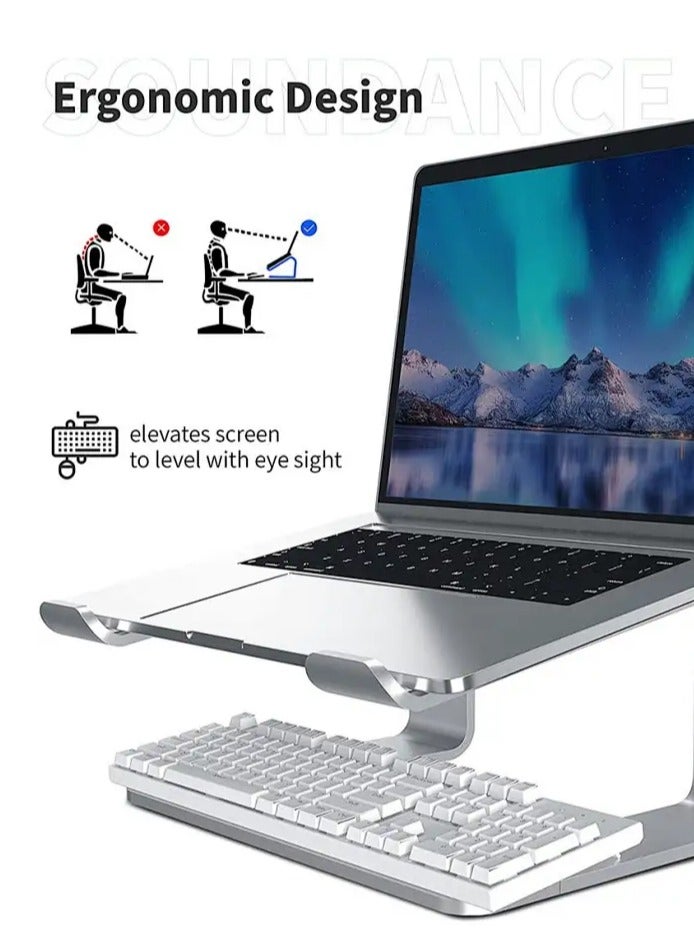 APEX Laptop Stand, Ergonomic Aluminum Laptop Computer Stand, Detachable Laptop Riser Notebook Holder Stand  - Image 3