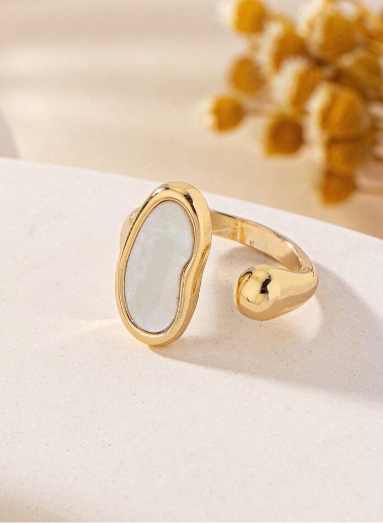 إيكوال خاتم نسائي أنيق من الاستانلس ستيل بمقاس موحد - Image 4